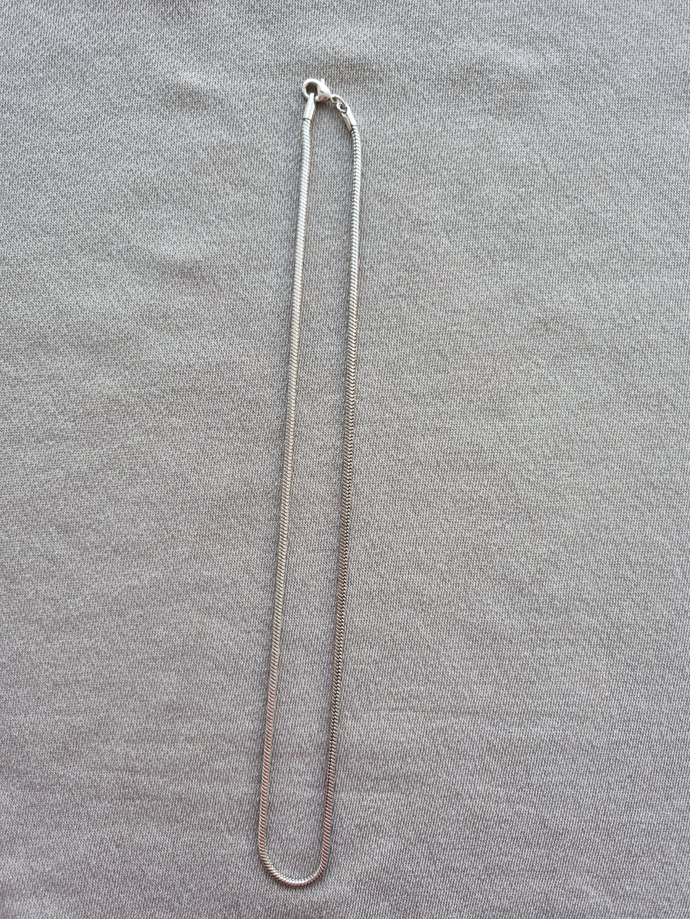 Silver Snake Chain Necklace